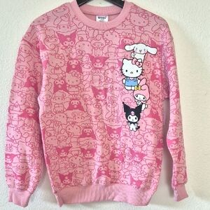 Hellokitty & Friends Pink Sweatshirt NWT